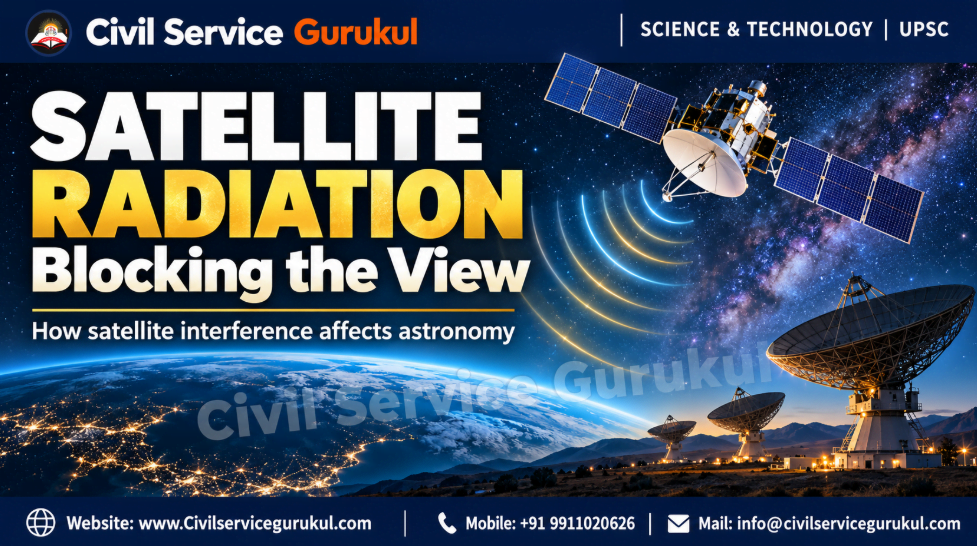 Satellite Radiation: Blocking the View | UPSC Guide