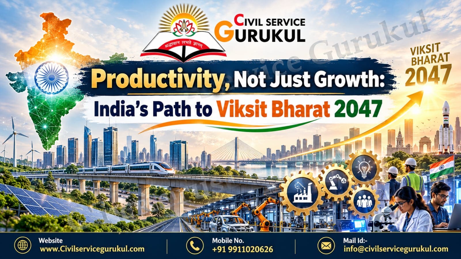 Productivity Growth in India | UPSC Mains 2027