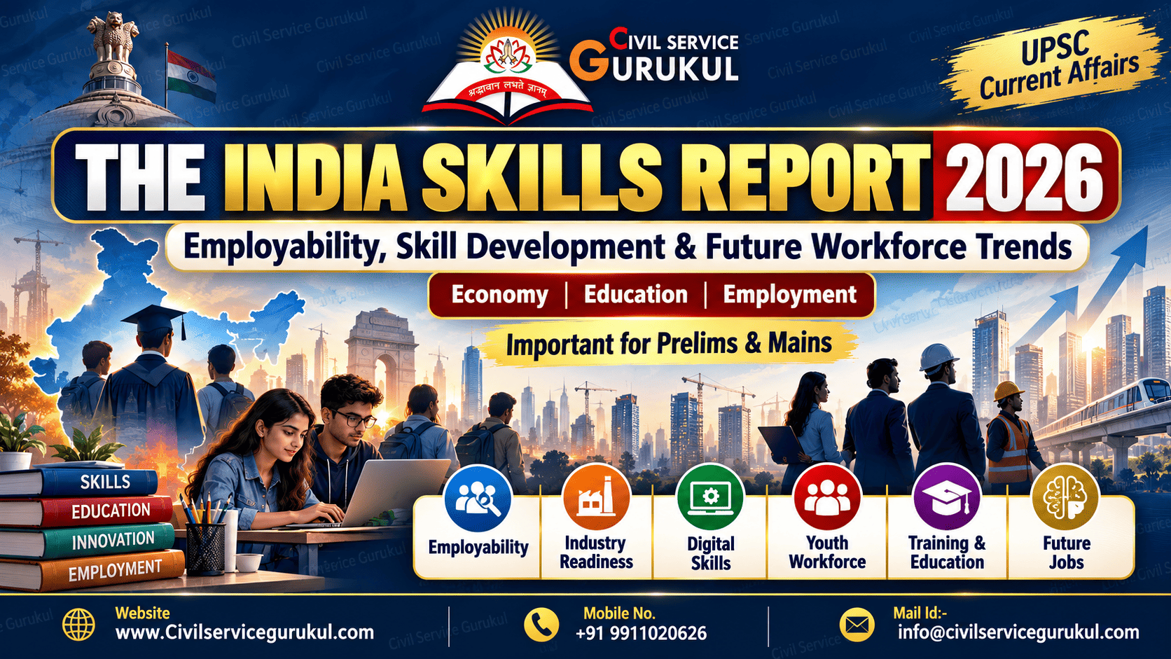 India Skills Report 2026: Complete UPSC Notes