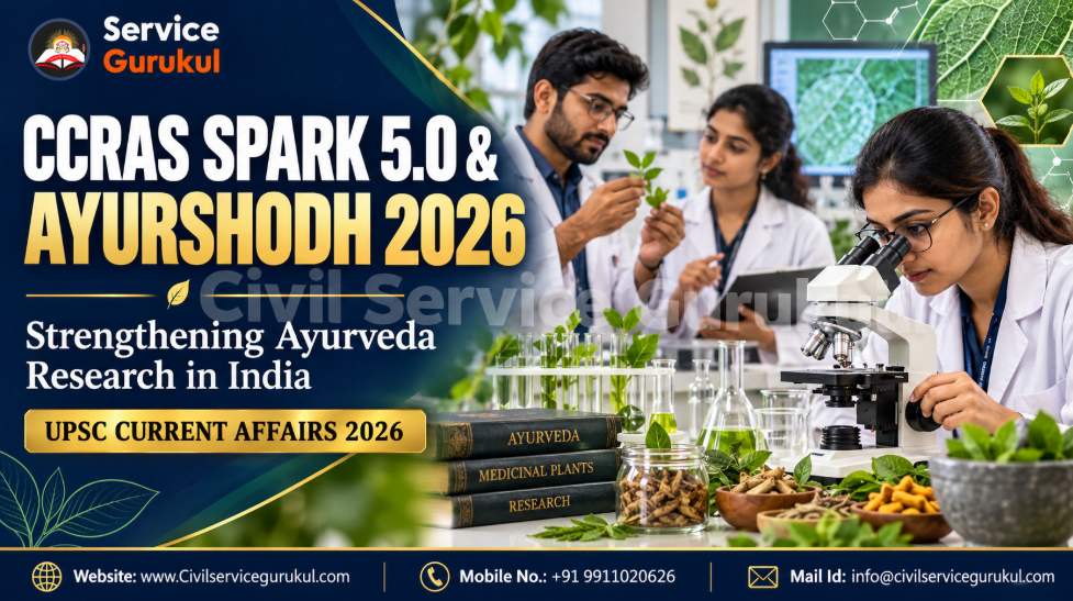 CCRAS SPARK 5.0 & Ayurshodh 2026: UPSC Research Guide