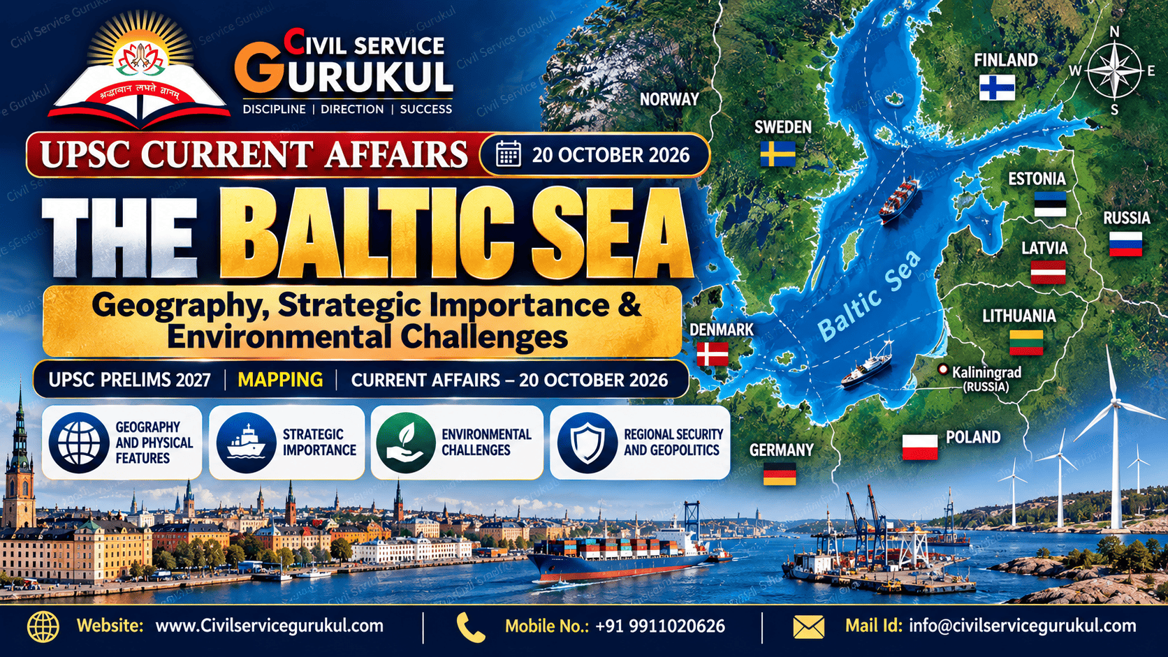Baltic Sea 2026: Complete UPSC Geography Notes