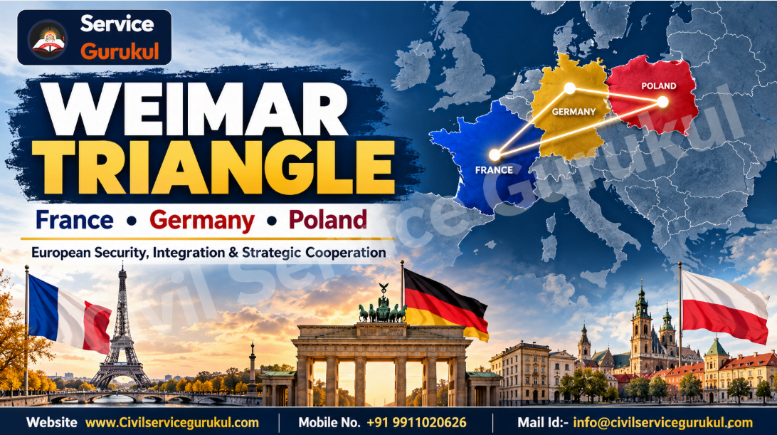 Weimar Triangle 2026: France, Germany & Poland, European Security and UPSC Analysis