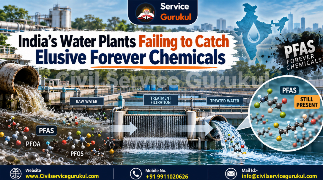 PFAS in India: Why Water Treatment Plants Fail | UPSC 2026