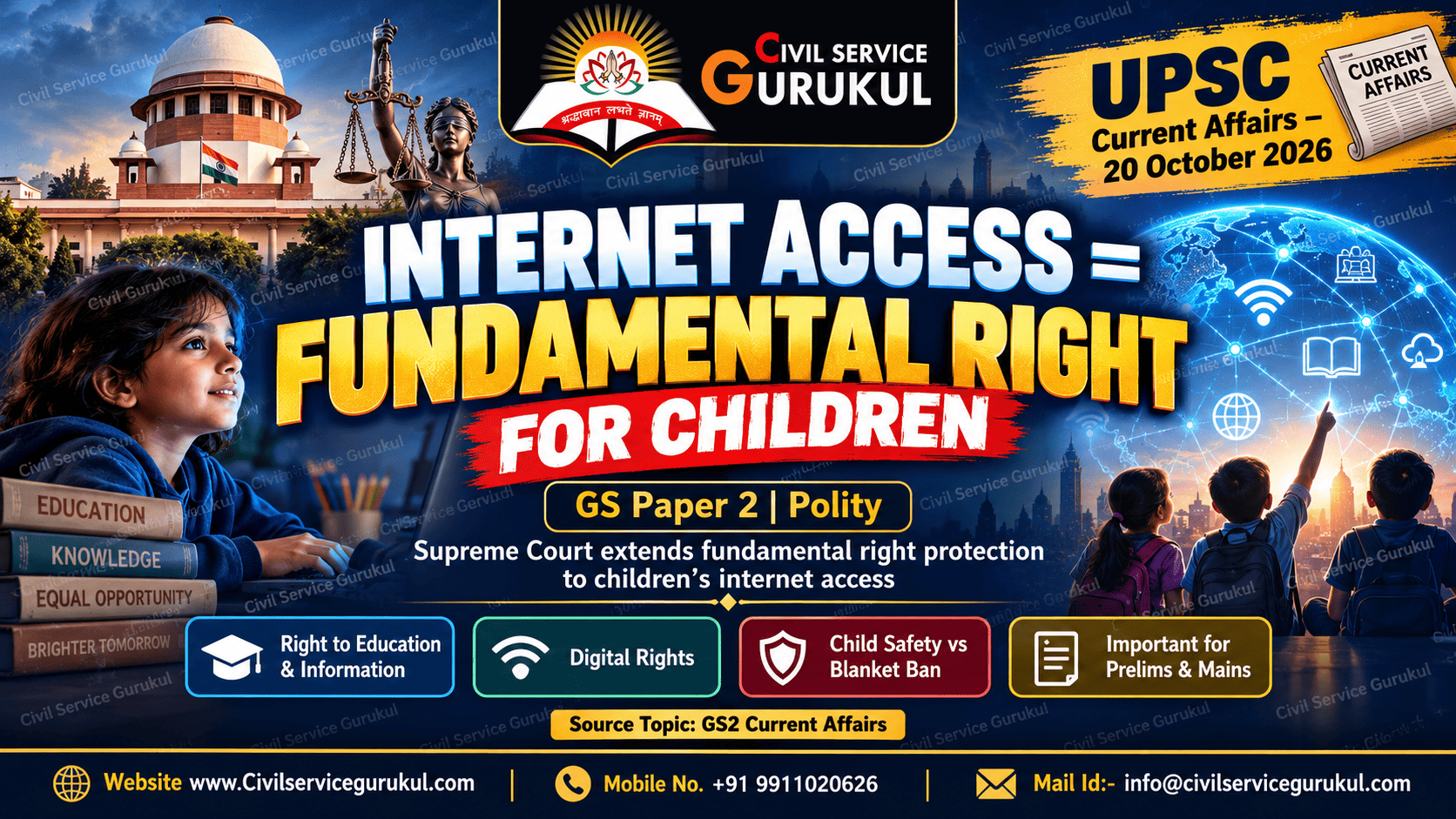 Internet Access as Fundamental Right: UPSC Notes 2026