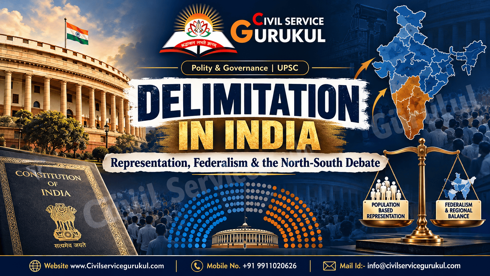 India’s Delimitation Debate: Balancing Democracy, Population and Federalism After 2026