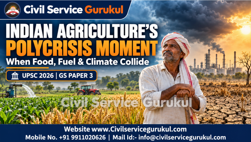 Indian Agriculture’s Polycrisis UPSC 2026: Explained