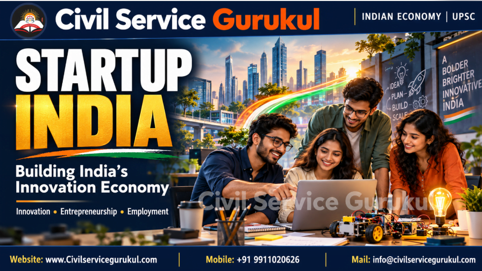 Startup India: Objectives, Schemes & 2026 Updates | UPSC