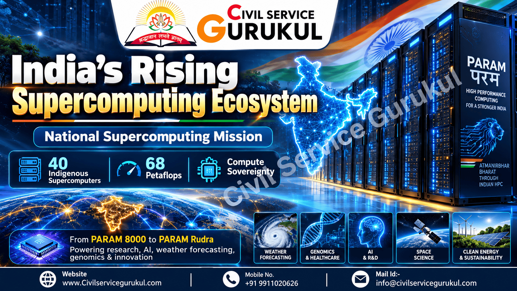 India’s Supercomputing Rise: From PARAM 8000 to the Quest for Compute Sovereignty