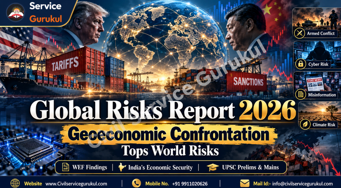 Global Risks Report 2026: Geoeconomic Confrontation | UPSC